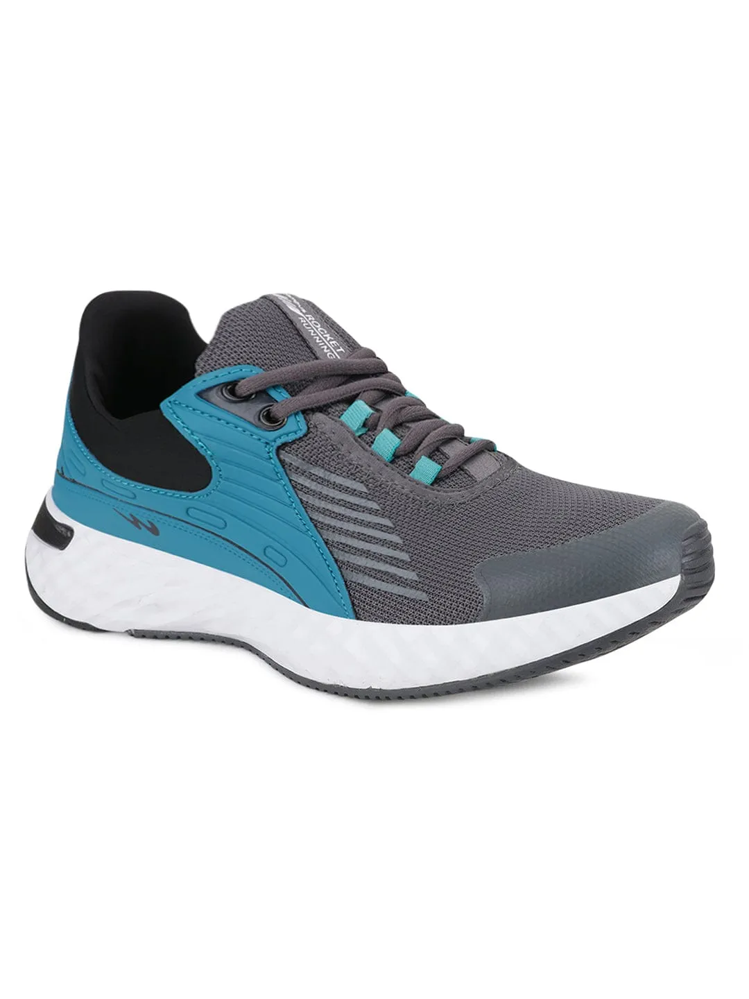 ROCKET Grey Men's Running Shoes sold by Campus Shoes product image thumbnail 2