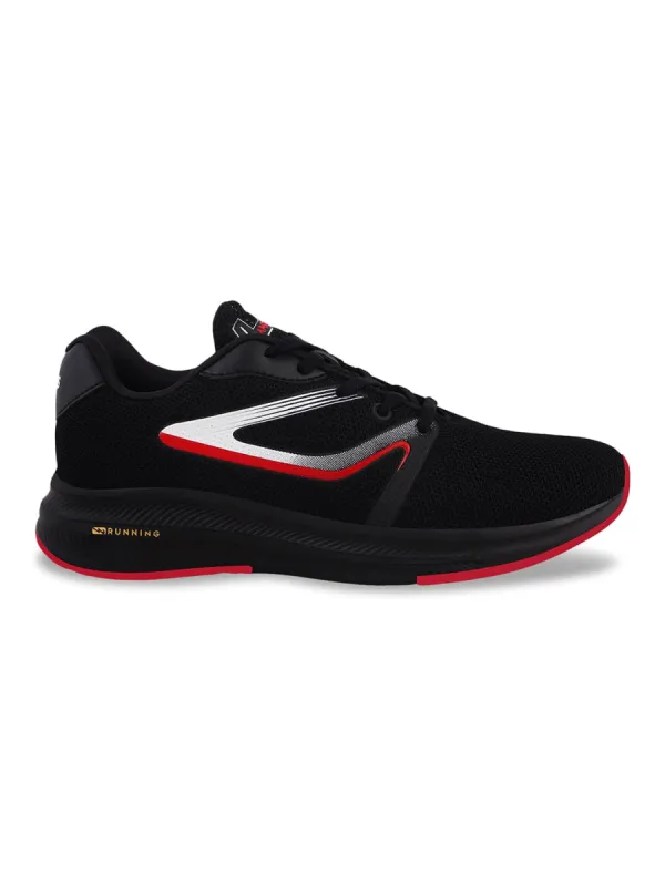SPAKE Black Men's Running Shoes sold by Campus Shoes