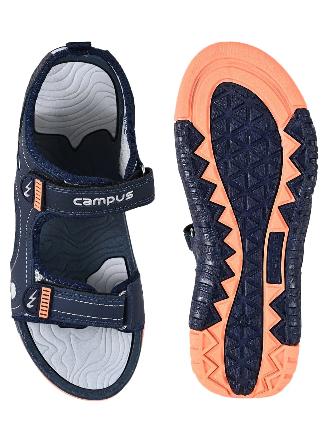 3K-908 Blue Men's Sandals sold by Campus Shoes product image thumbnail 4