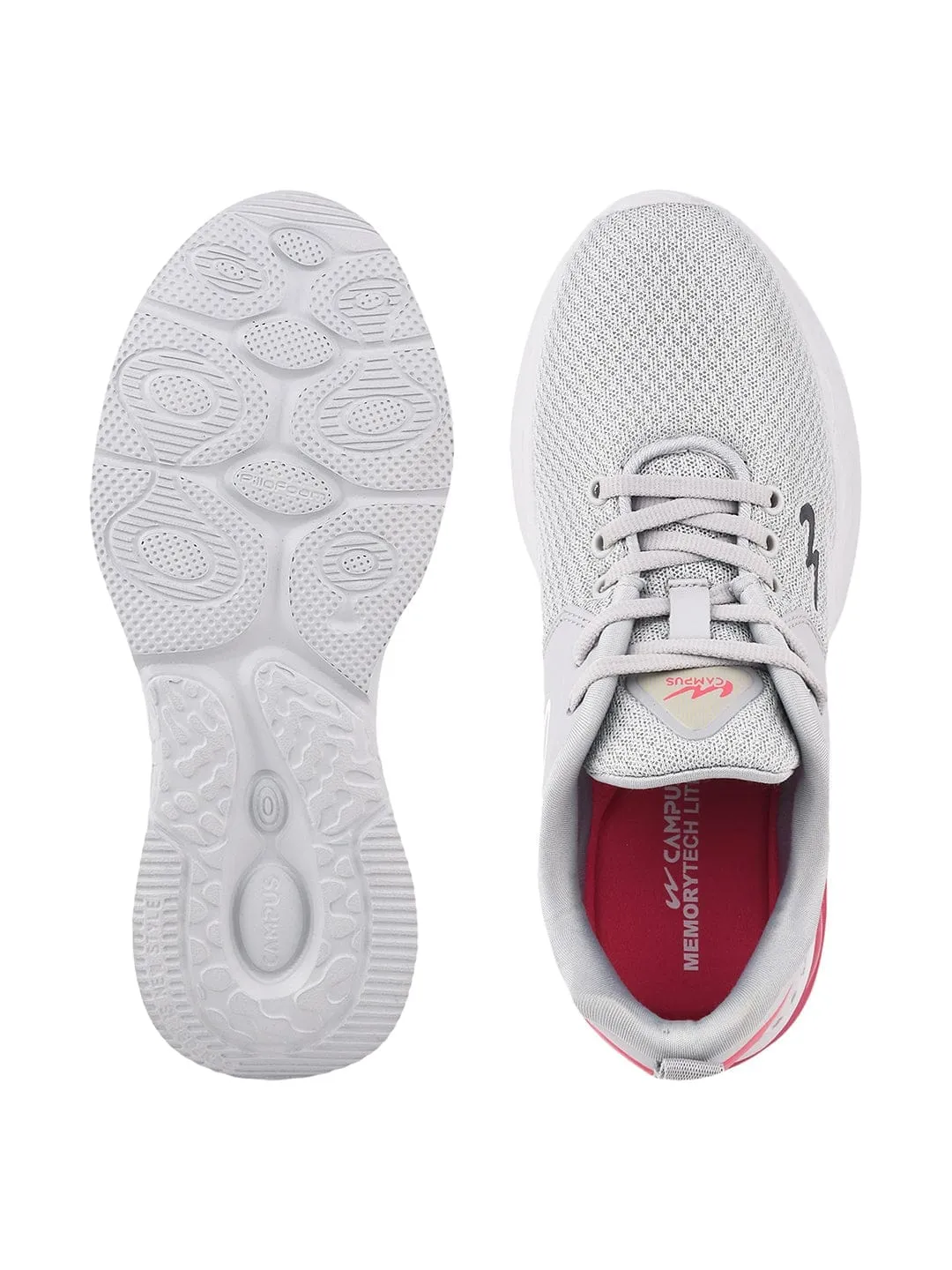 CAMP-PUNK Grey Running Shoes sold by Campus Shoes product image thumbnail 5