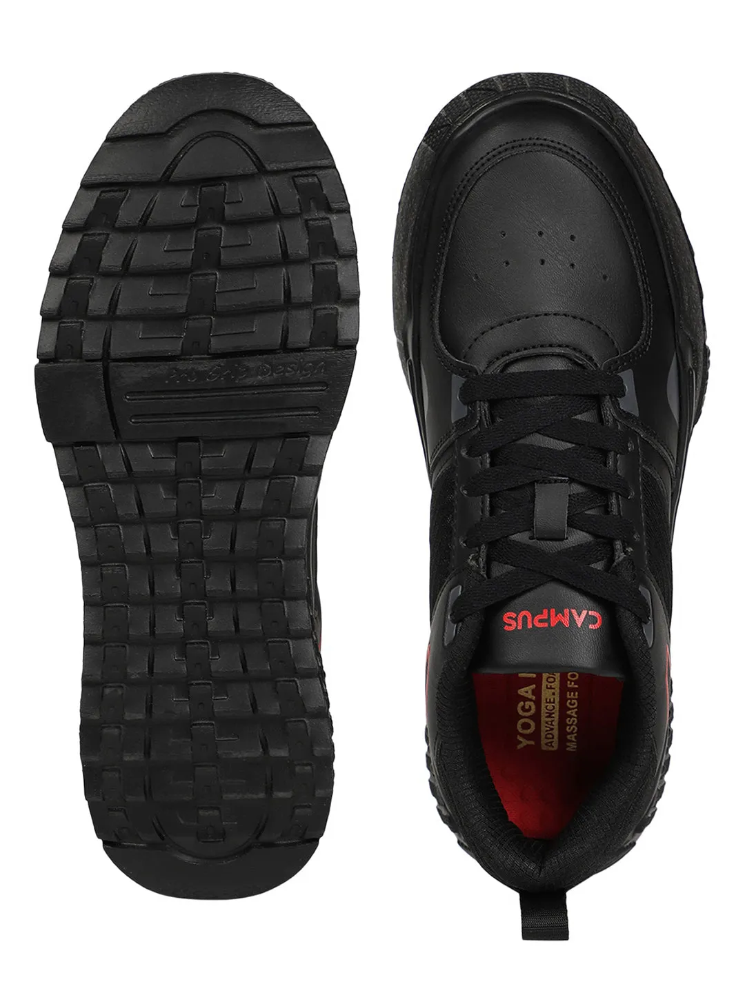 OG-21 Black Men's Sneakers sold by Campus Shoes product image thumbnail 4