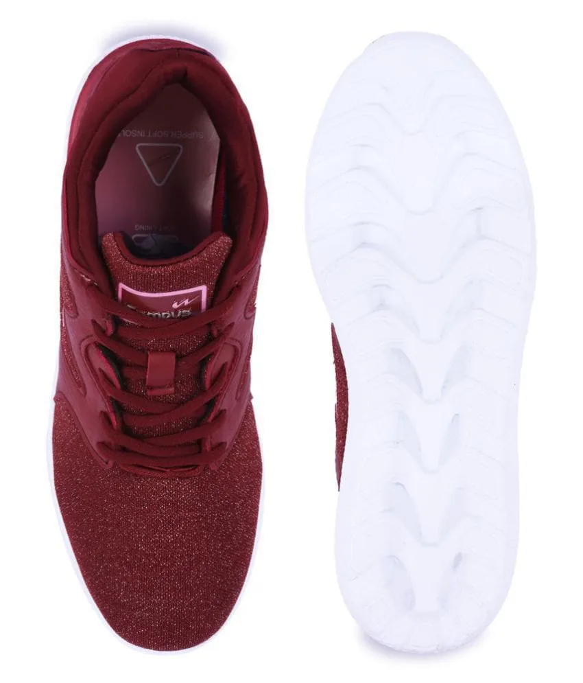 ROSE Red Women's Running Shoes sold by Campus Shoes product image thumbnail 5