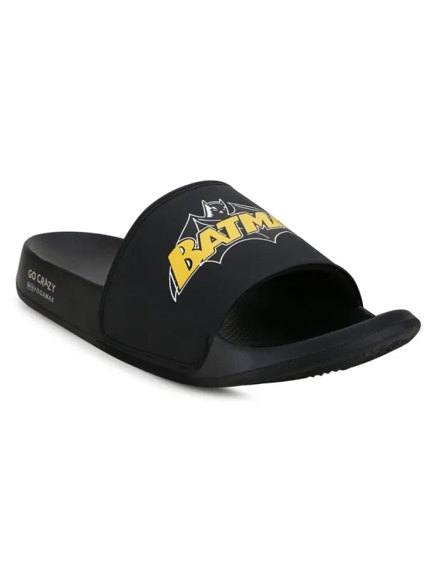 JL-007 Black Men's Slides sold by Campus Shoes