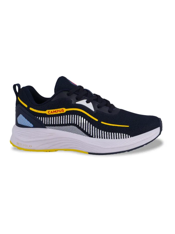 DOMINGO Navy Men's Running Shoes sold by Campus Shoes