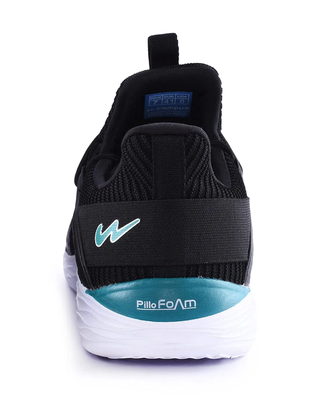 TURBINE Black Men's Running Shoes sold by Campus Shoes product image thumbnail 3