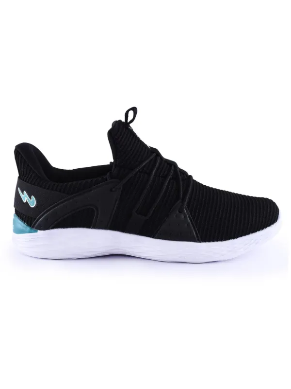 TURBINE Black Men's Running Shoes sold by Campus Shoes