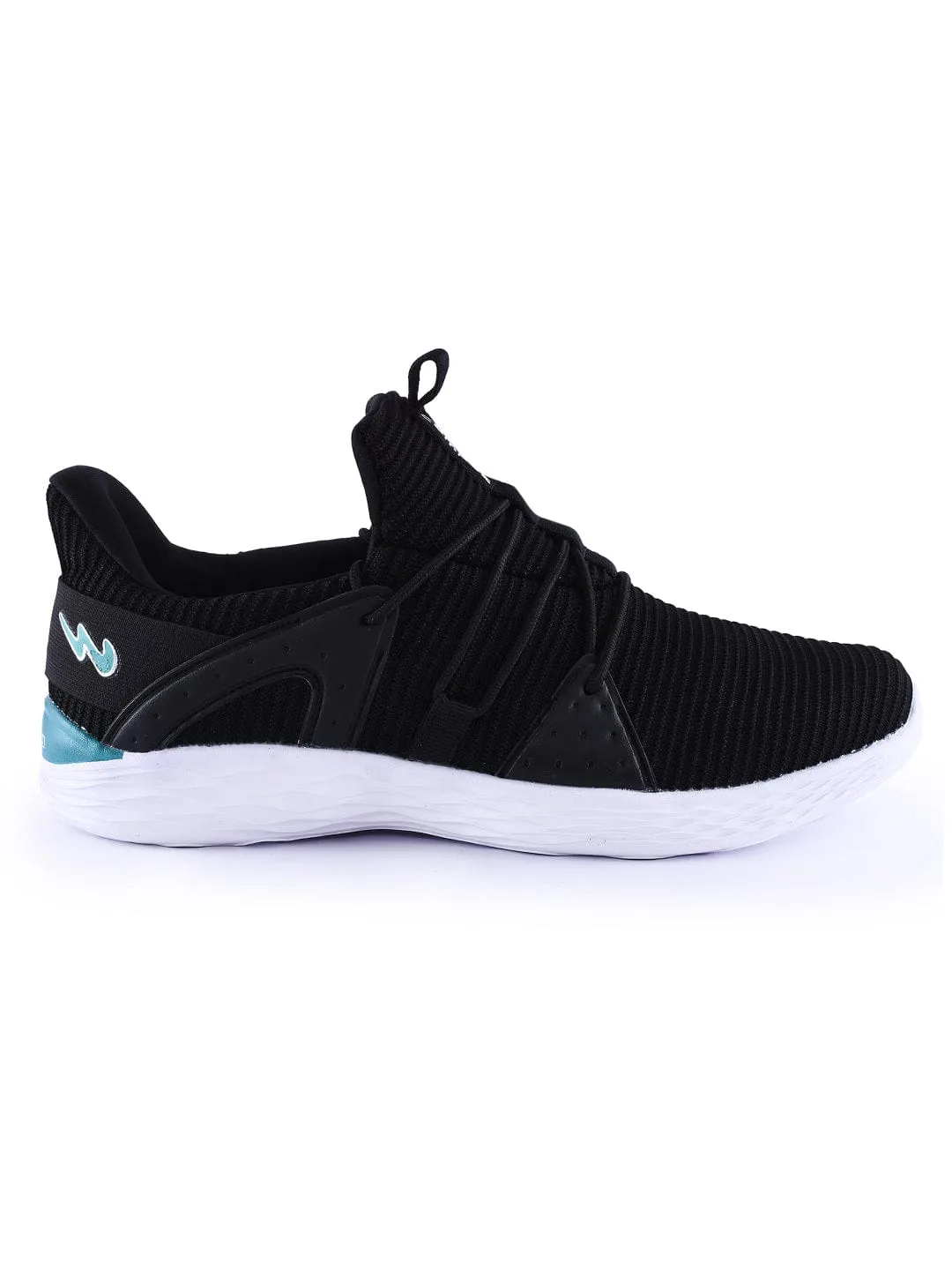TURBINE Black Men's Running Shoes sold by Campus Shoes