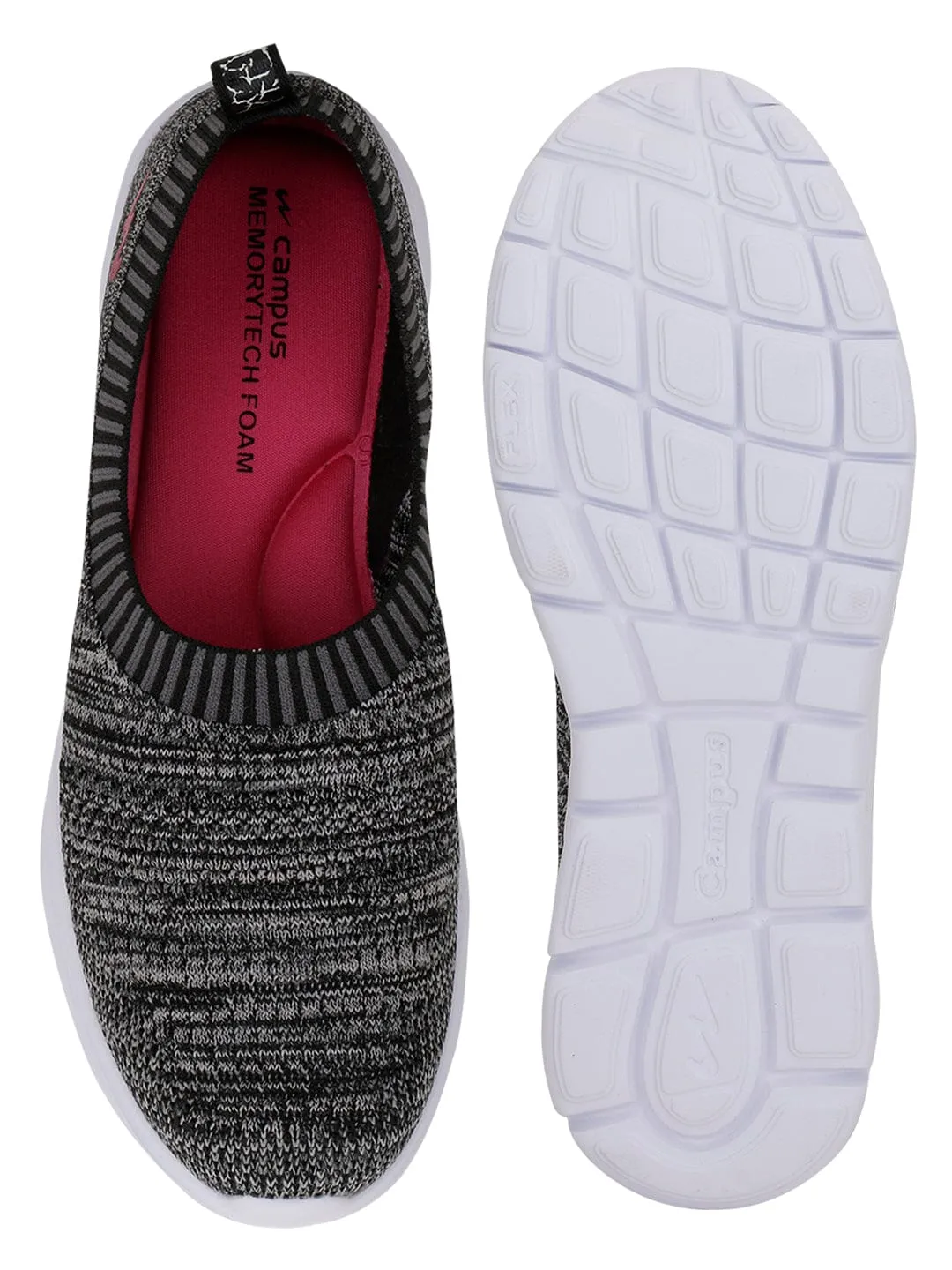 VOILET Black Women's Casual Shoes sold by Campus Shoes product image thumbnail 5