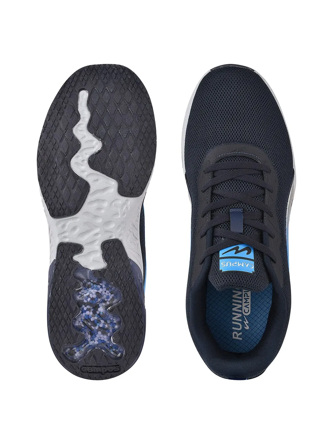 CLAY Navy Men's Running Shoes sold by Campus Shoes product image thumbnail 4