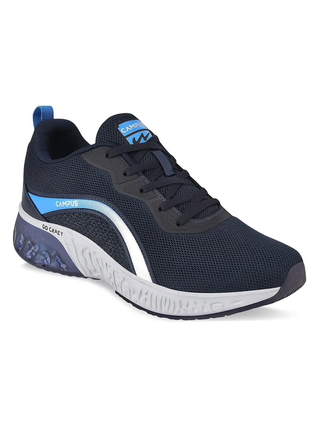 CLAY Navy Men's Running Shoes sold by Campus Shoes product image thumbnail 2