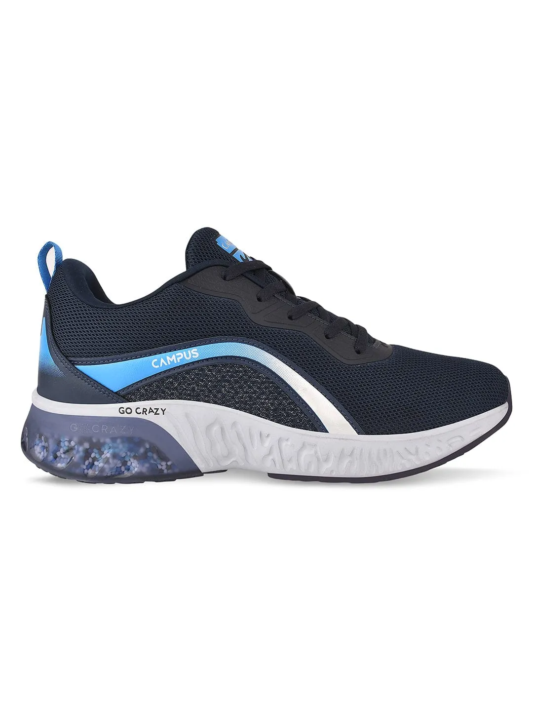 CLAY Navy Men's Running Shoes sold by Campus Shoes