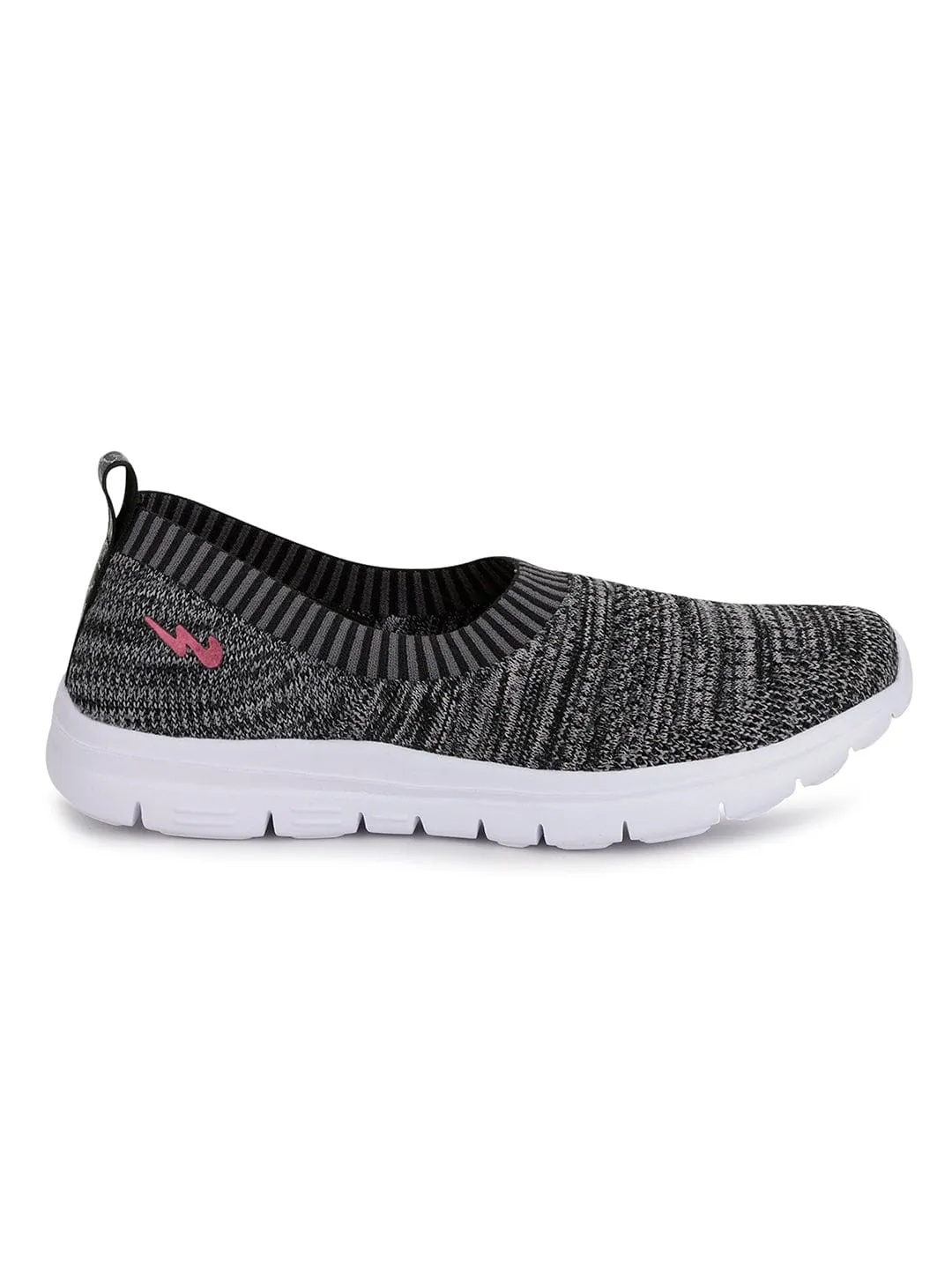 VOILET Black Women's Casual Shoes sold by Campus Shoes