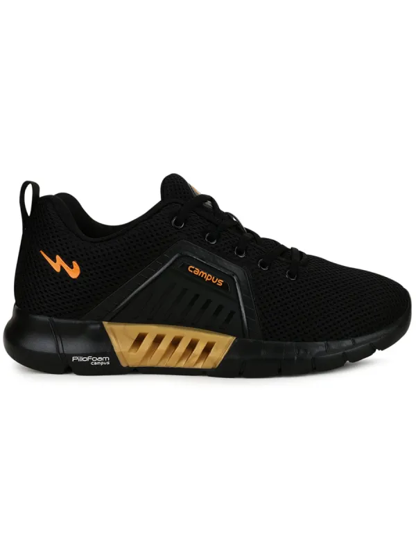 CENTER Black Men's Running Shoes sold by Campus Shoes