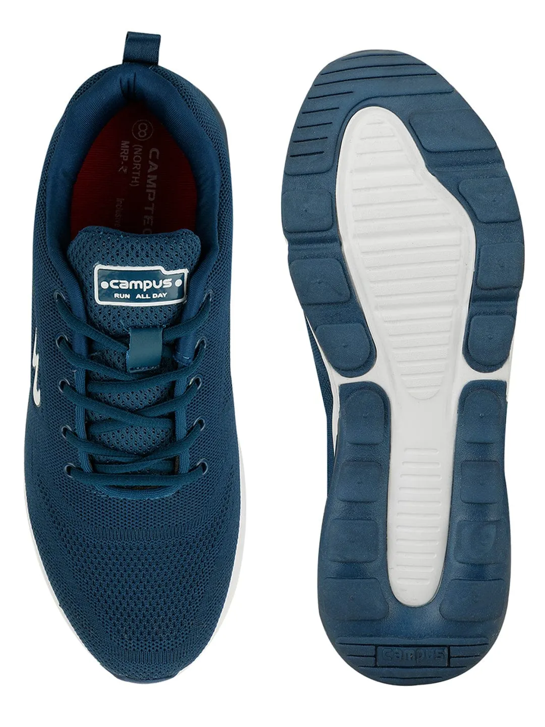 NORTH PLUS Blue Men's Running Shoes sold by Campus Shoes product image thumbnail 4