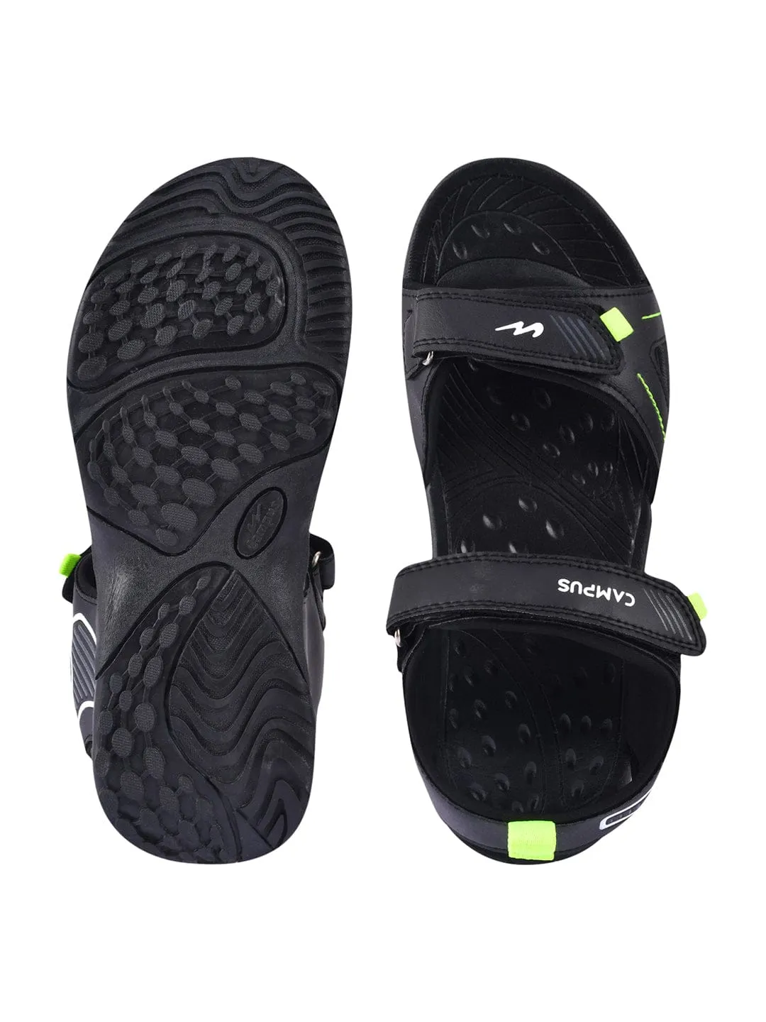 GC-22108 Black Men's Sandals sold by Campus Shoes product image thumbnail 4