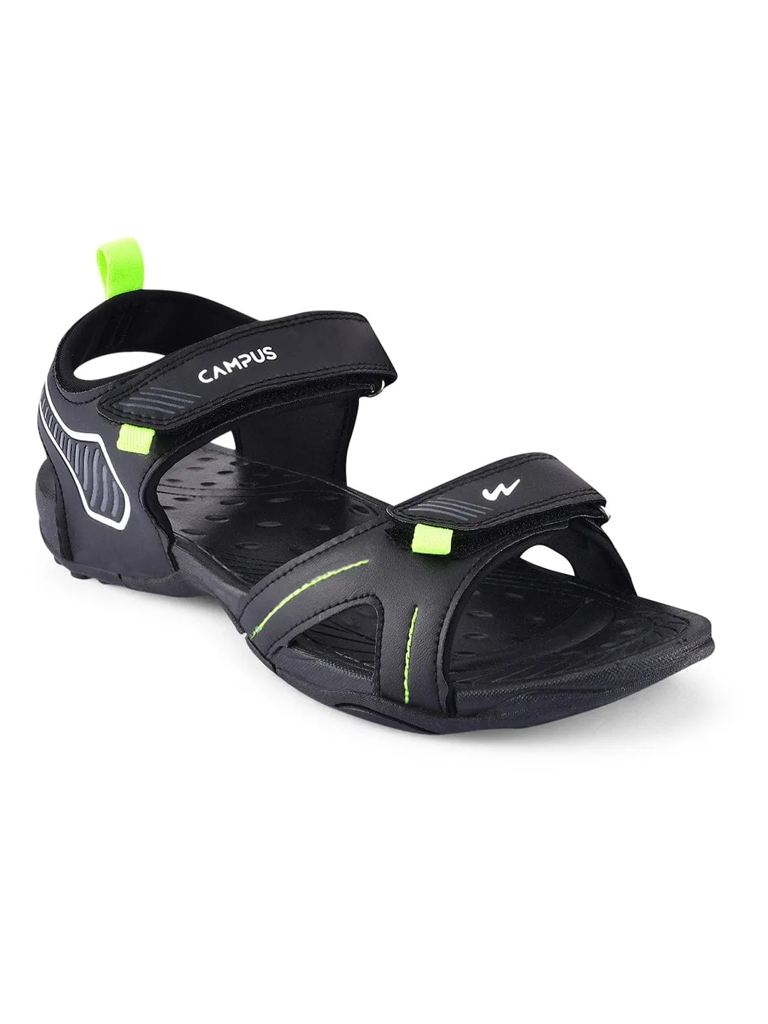 GC-22108 Black Men's Sandals sold by Campus Shoes product image thumbnail 2