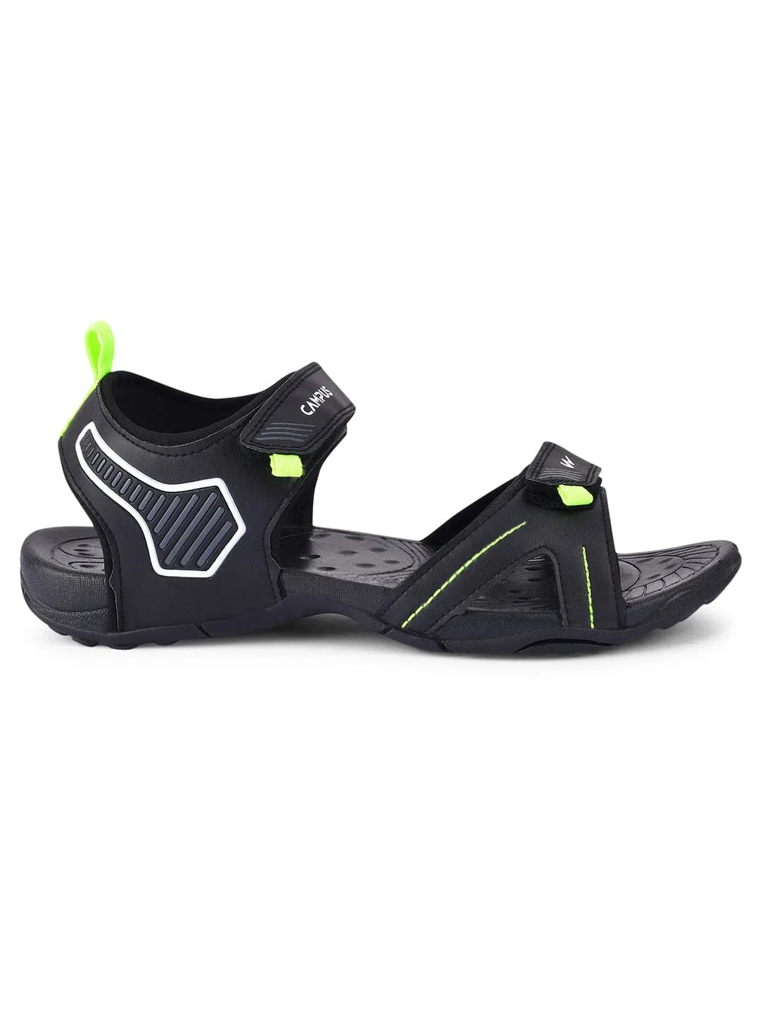 GC-22108 Black Men's Sandals sold by Campus Shoes