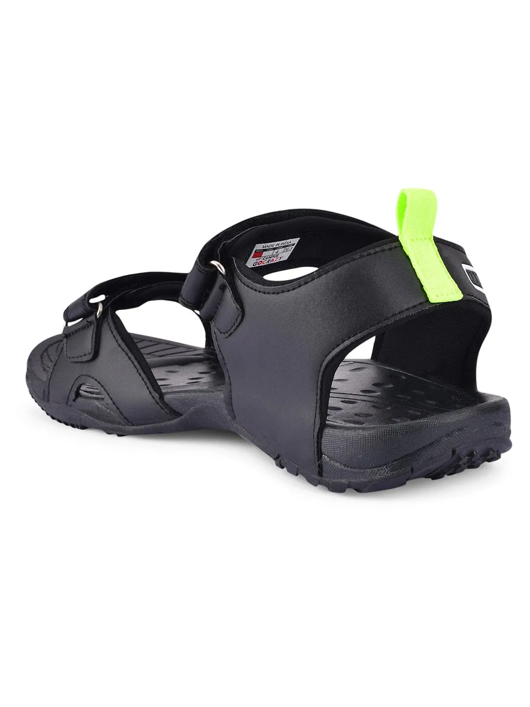 GC-22108 Black Men's Sandals sold by Campus Shoes product image thumbnail 3