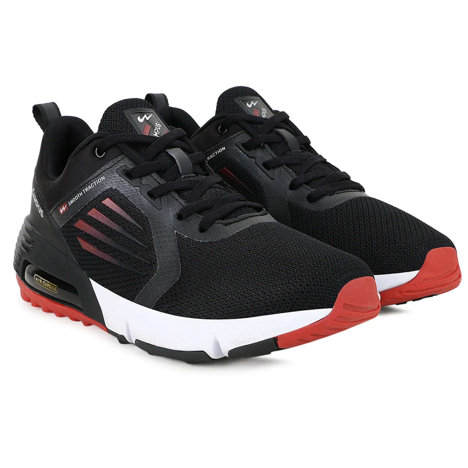 EOS Black Men's Running Shoes sold by Campus Shoes product image thumbnail 2