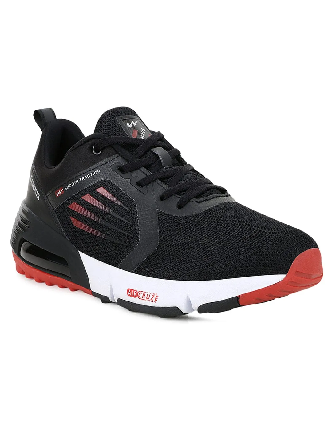 TORMENTOR Black Men's Running Shoes sold by Campus Shoes product image thumbnail 5