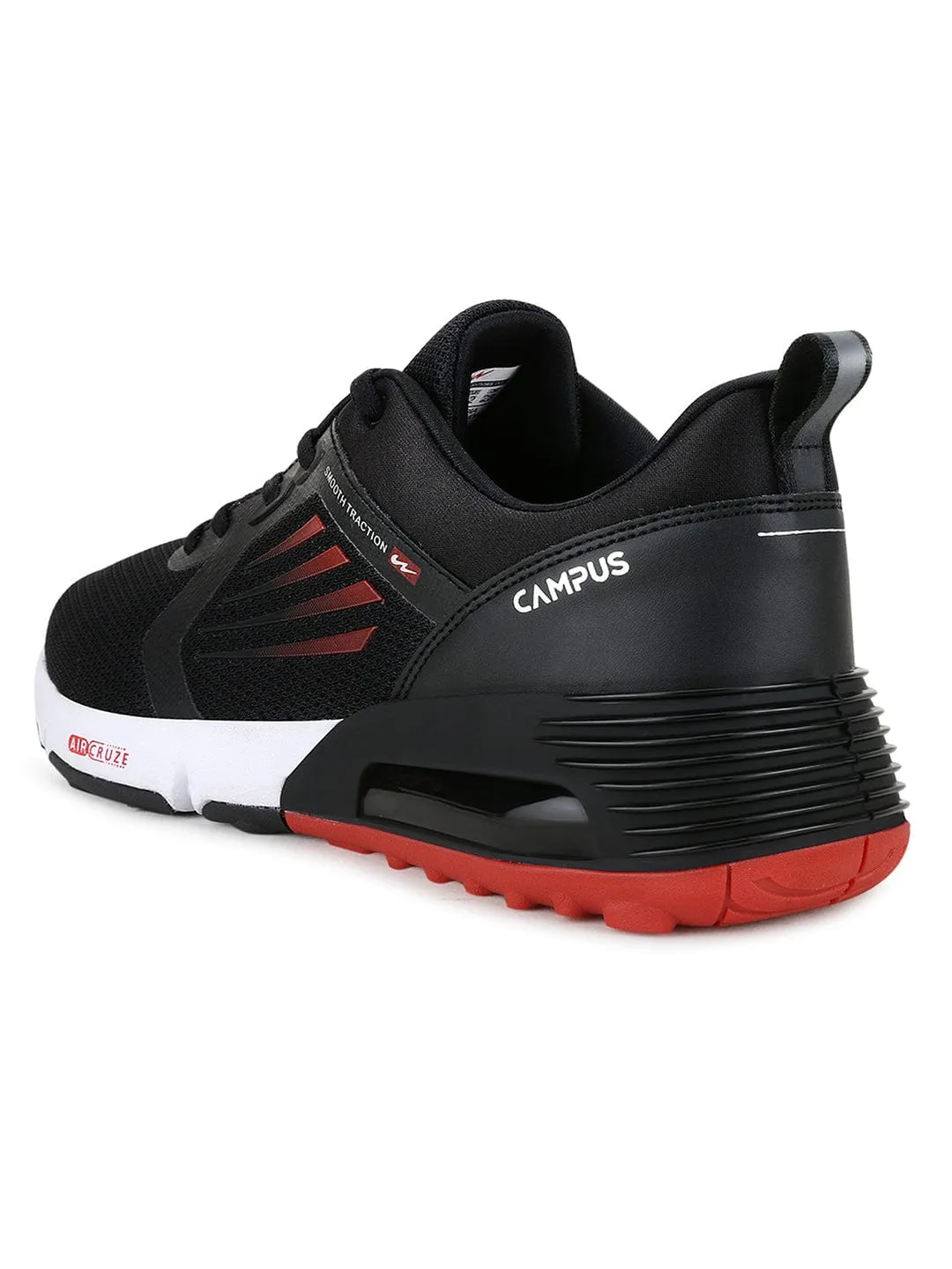 TORMENTOR Black Men's Running Shoes sold by Campus Shoes product image thumbnail 2