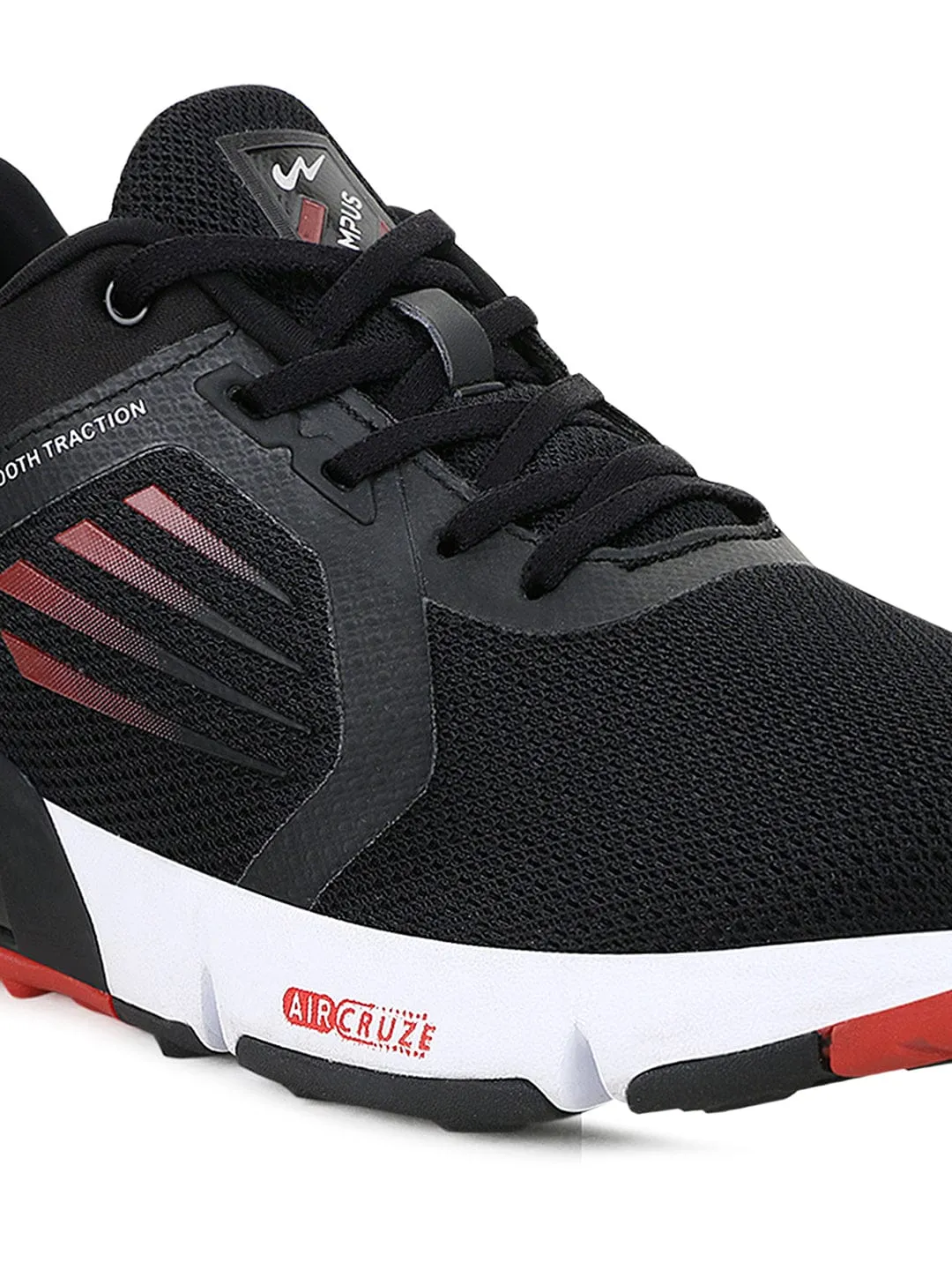 TORMENTOR Black Men's Running Shoes sold by Campus Shoes product image thumbnail 4