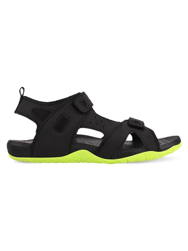 GC-15 Black Men's Sandals sold by Campus Shoes
