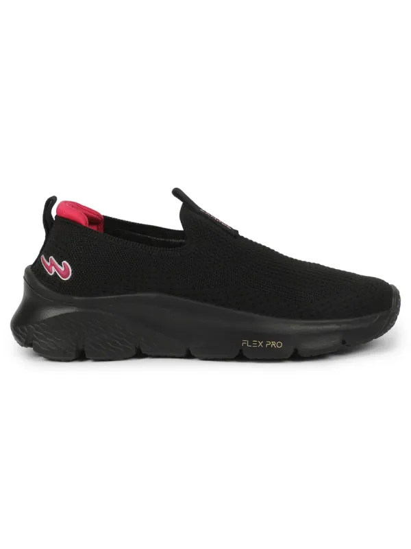 KURSTIN Black Women's Walking shoes sold by Campus Shoes