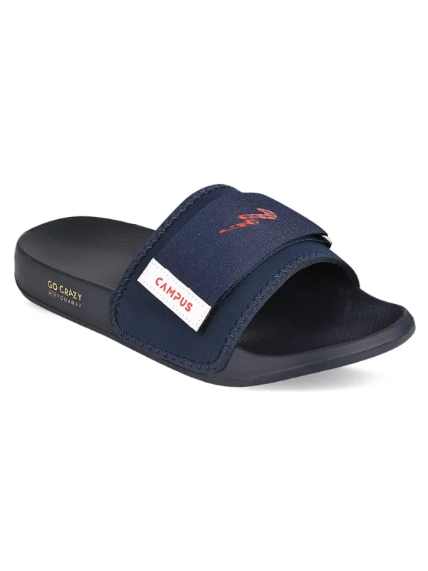 SL-424A Blue Men's Slides sold by Campus Shoes