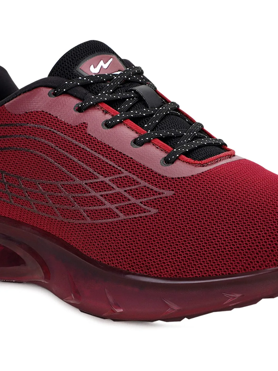 KIZER Red Men's Sports Shoes sold by Campus Shoes product image thumbnail 5