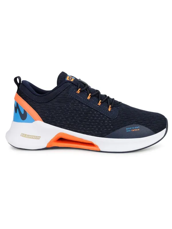 BRAT Navy Men's Running Shoes sold by Campus Shoes