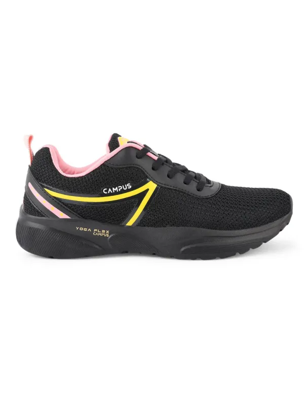 CAMP JULIA Black Women's Running Shoes sold by Campus Shoes