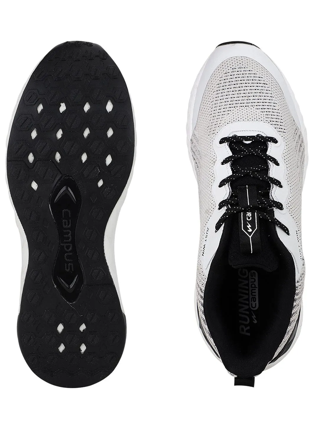 GARNATE Off White Men's Running Shoes sold by Campus Shoes product image thumbnail 4