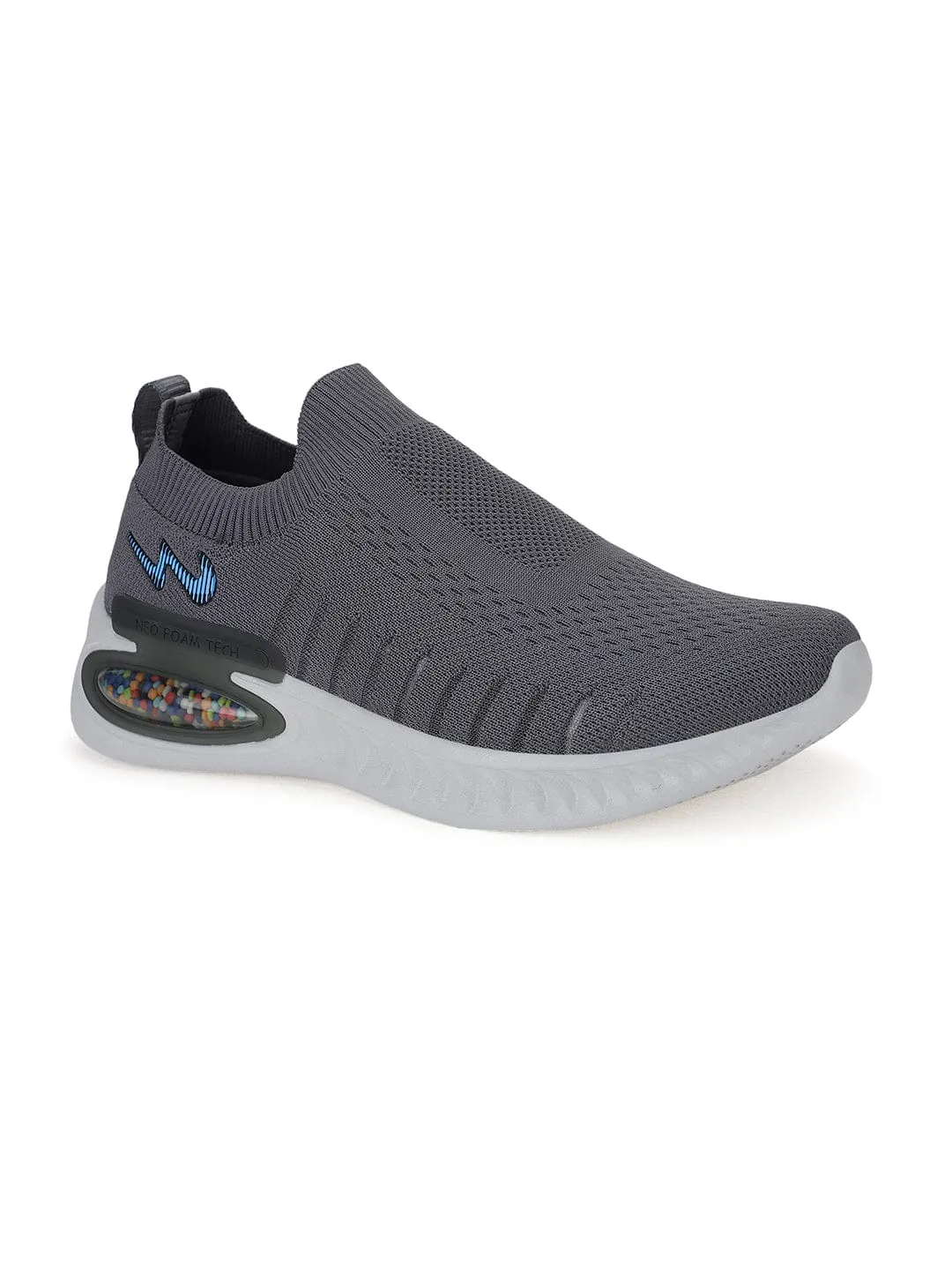 YESTER Grey Men's Walking Shoes sold by Campus Shoes product image thumbnail 2