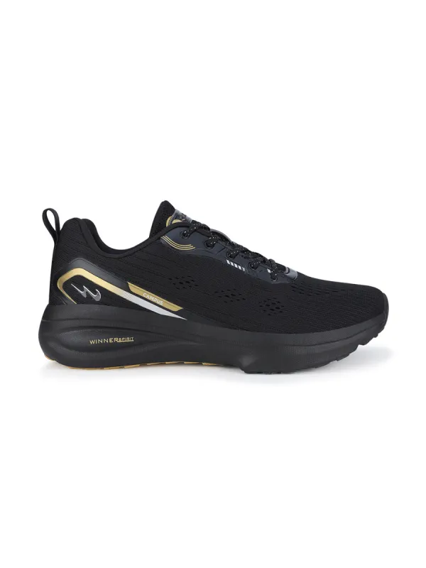 PYTHON Black Men's Sports Shoes sold by Campus Shoes