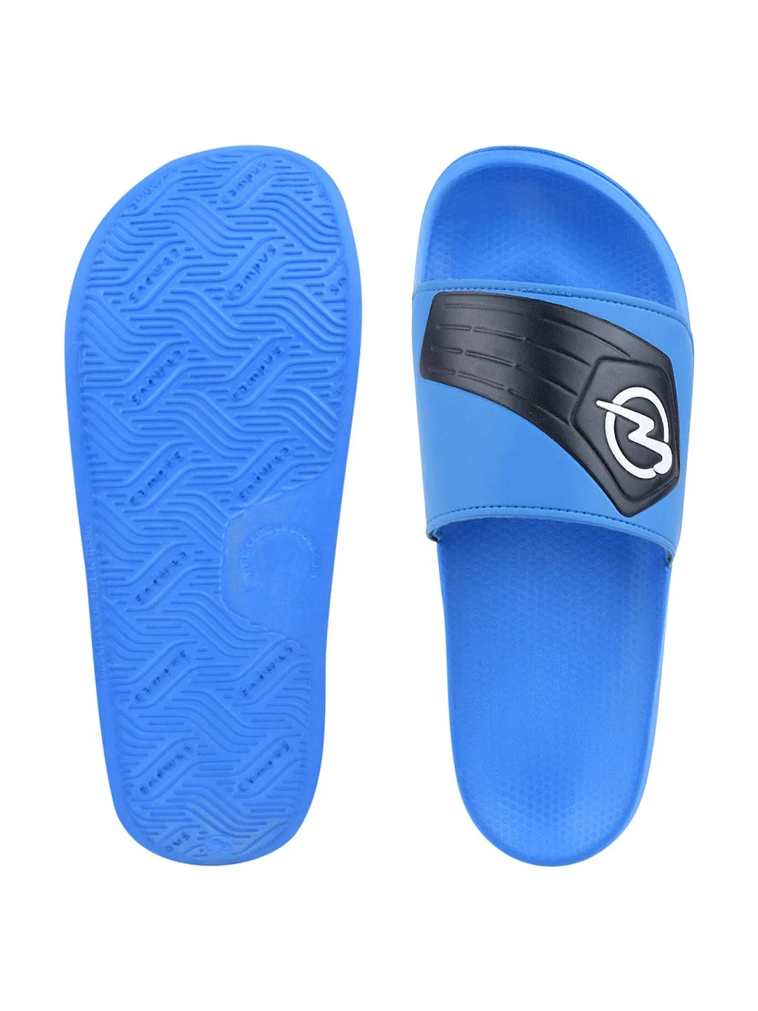 SL-429 Blue Men's Slides sold by Campus Shoes product image thumbnail 4