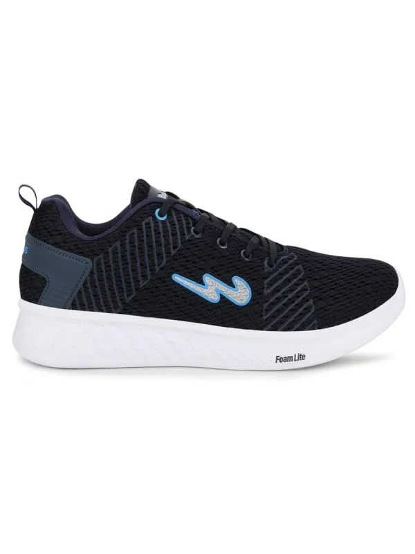 YOUNG Navy Men's Running Shoes sold by Campus Shoes