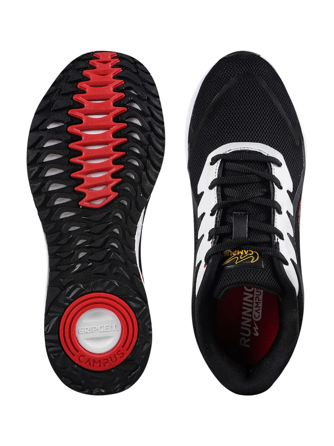 CAMP DRIFTER Black Men's Running Shoes sold by Campus Shoes product image thumbnail 4