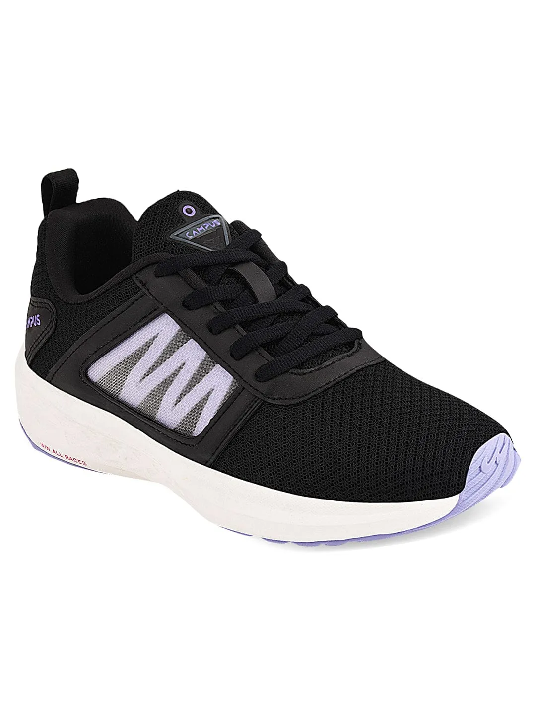 MERMAID Black Women's Running Shoes sold by Campus Shoes product image thumbnail 2