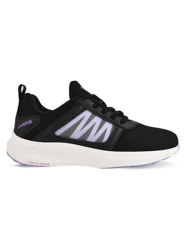 MERMAID Black Women's Running Shoes sold by Campus Shoes