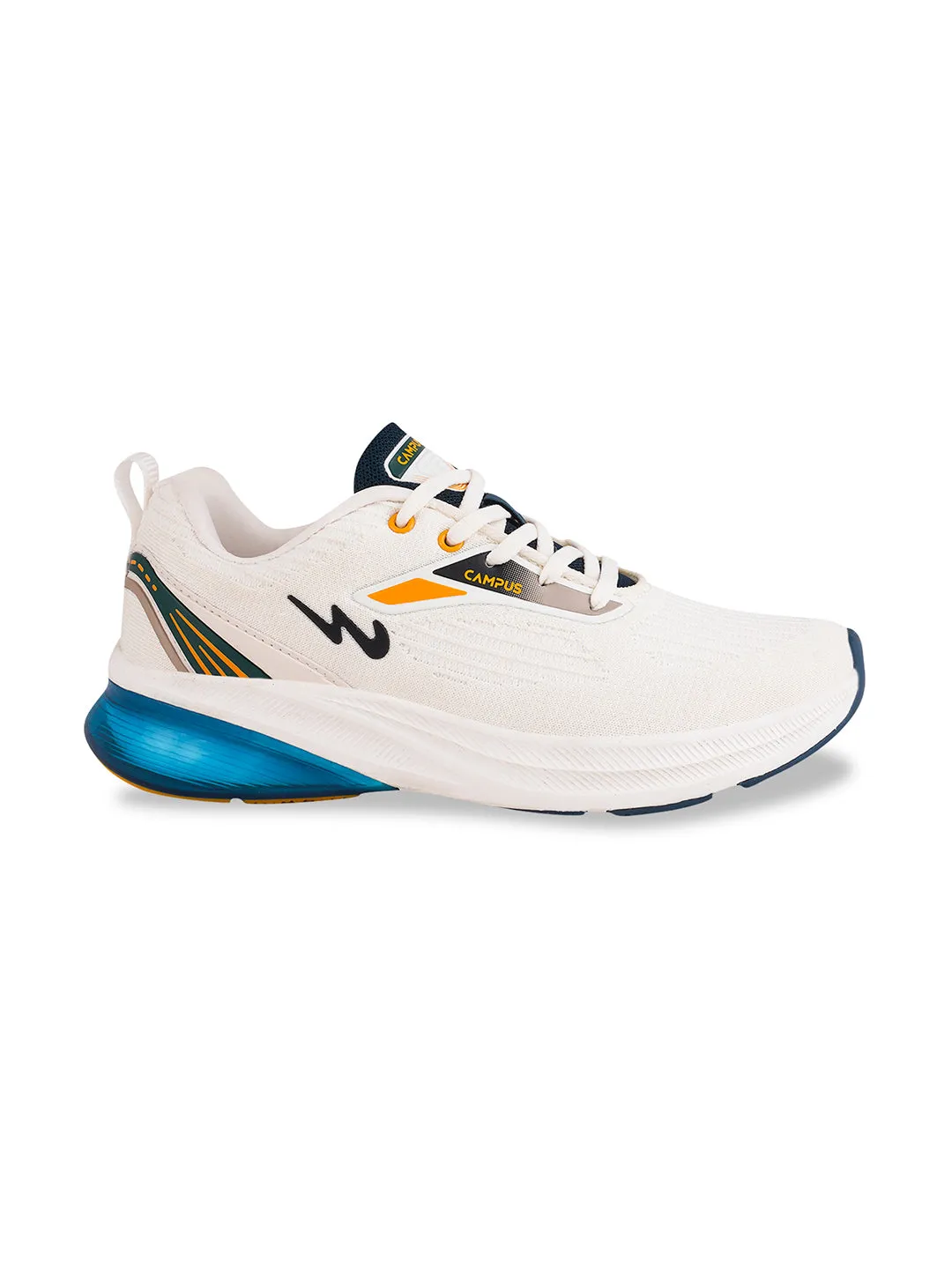 CRISPIN Off White Men's Running Shoes sold by Campus Shoes