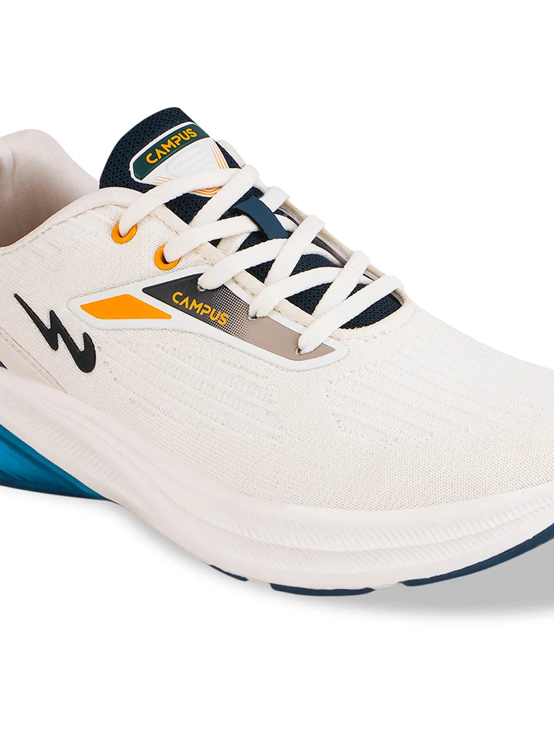 CRISPIN Off White Men's Running Shoes sold by Campus Shoes product image thumbnail 5