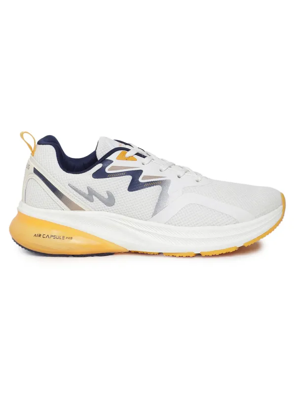 DOSE Off-white Men's Running Shoes sold by Campus Shoes