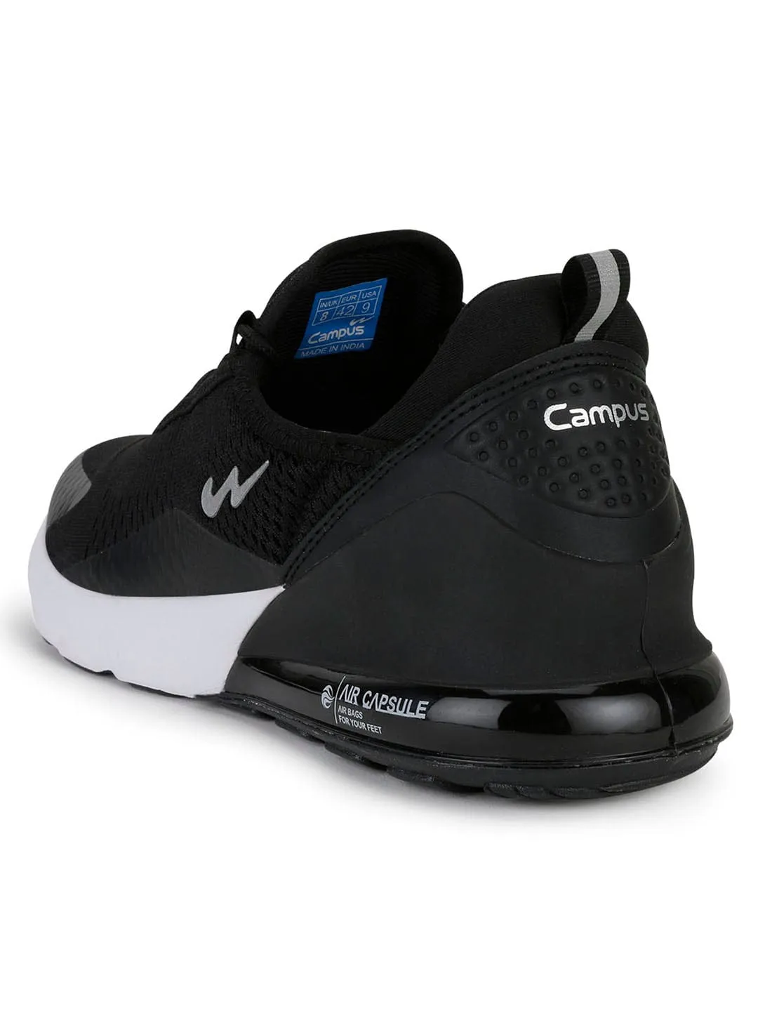 DRAGON Black Men's Running Shoes sold by Campus Shoes product image thumbnail 3
