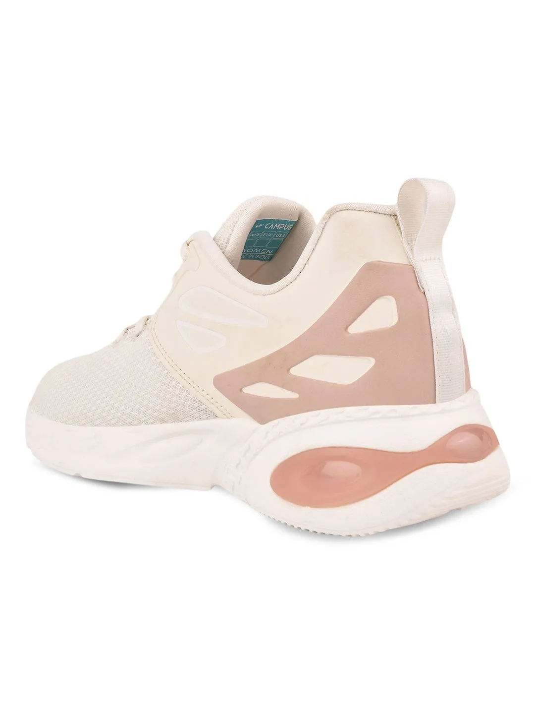 CAMP-PUNK Off White Running Shoes sold by Campus Shoes product image thumbnail 3