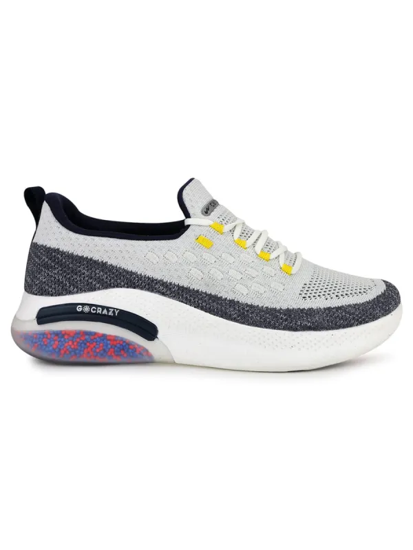 ROUTE Off White Men's Running Shoes sold by Campus Shoes