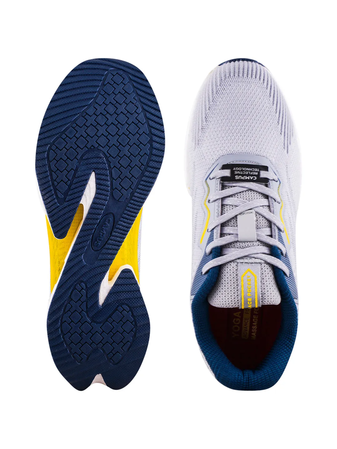CORA Grey Men's Running Shoes sold by Campus Shoes product image thumbnail 5