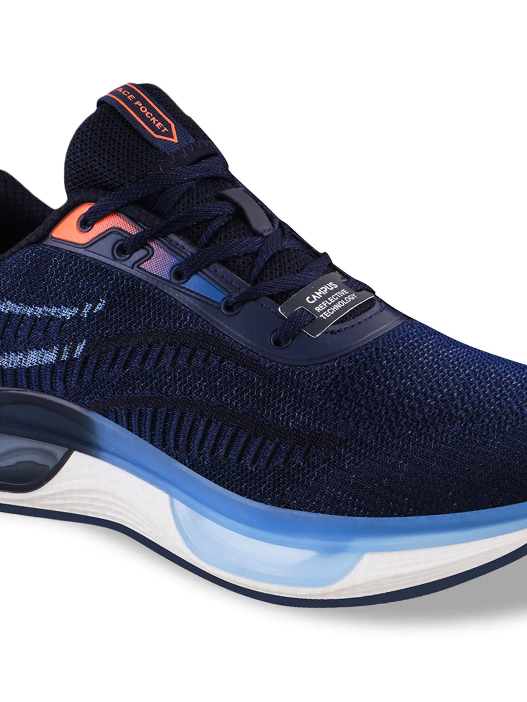 TONAL Navy Men's Sports Shoes sold by Campus Shoes product image thumbnail 4
