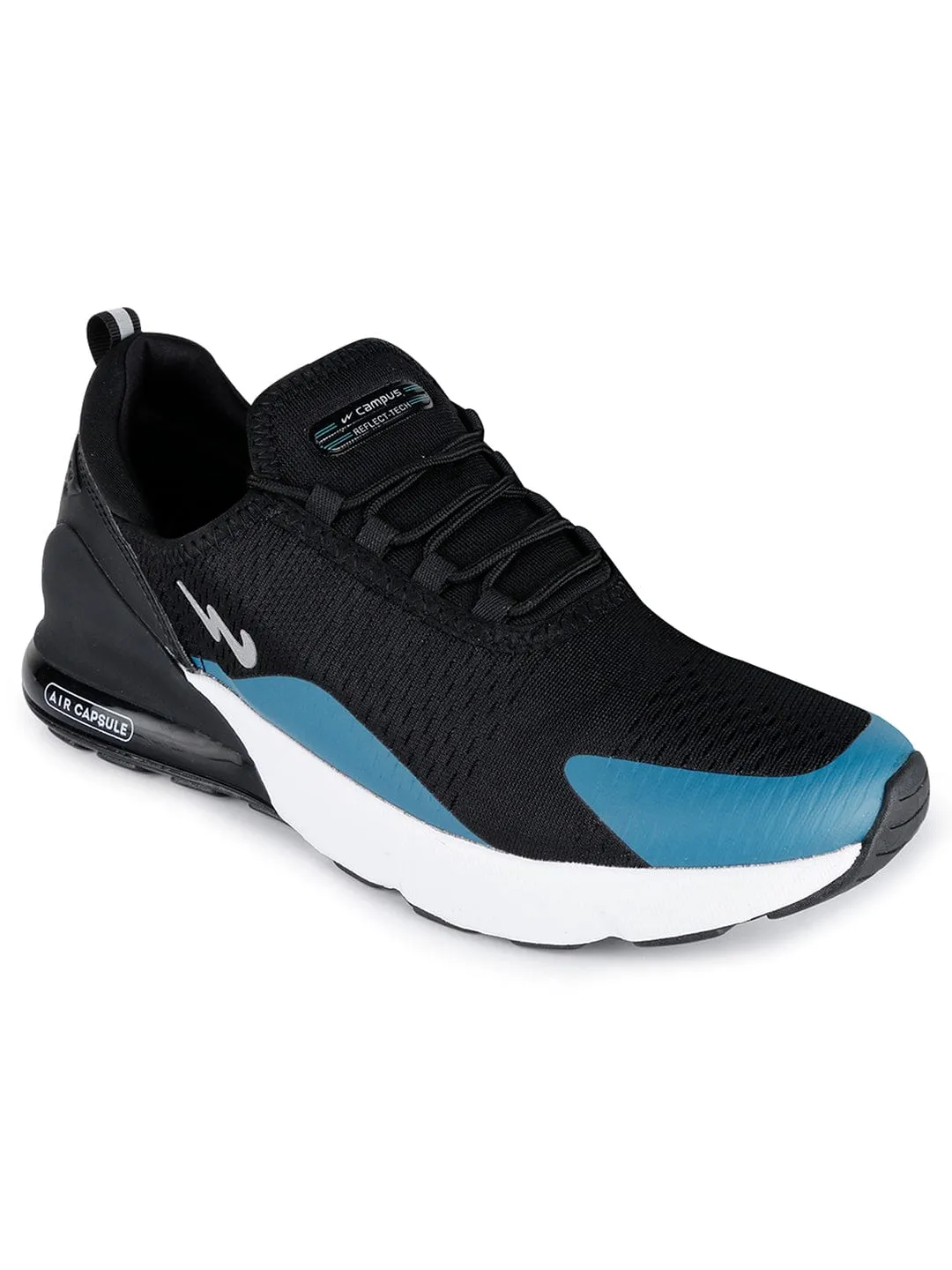 DRAGON Black Men's Running Shoes sold by Campus Shoes product image thumbnail 2