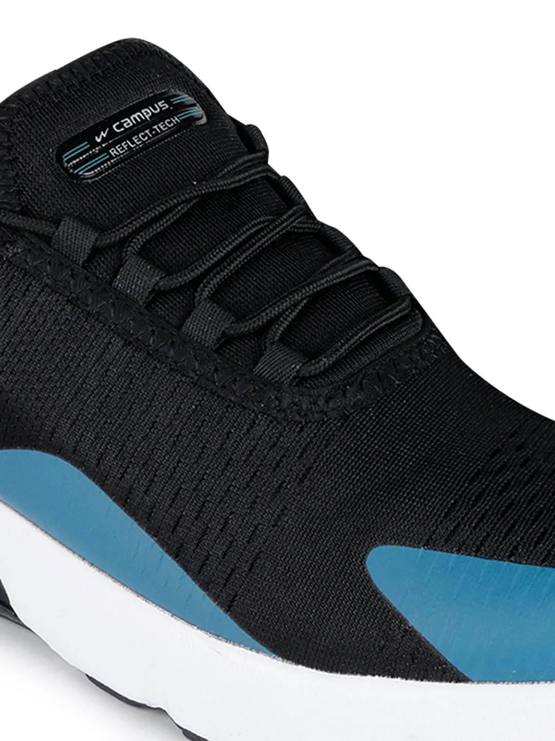 DRAGON Black Men's Running Shoes sold by Campus Shoes product image thumbnail 5